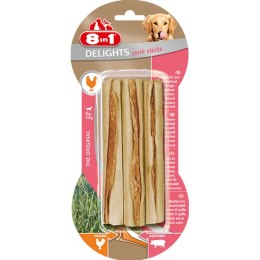 8in1 Przysmak Delights Pork Bone Sticks [T122135] 3 szt.