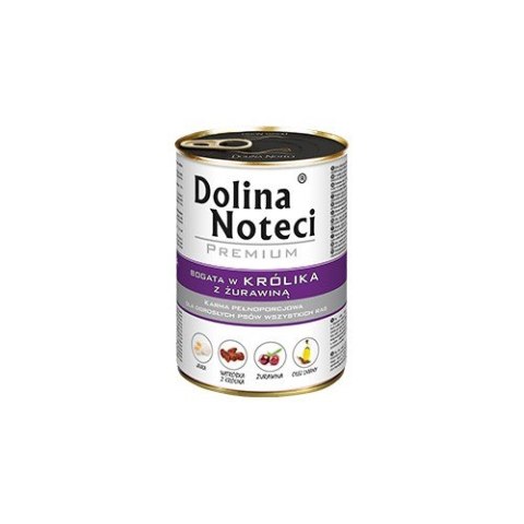 DOLINA NOTECI Bogata w królika z żurawiną 400g