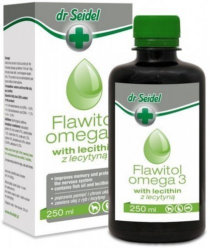 FLAWITOL OMEGA 3 z LECYTYNĄ wzmacnia odporność organizmu 250ml