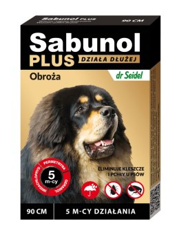 SABUNOL PLUS obroża przeciw pchłom i kleszczom dla psa 90cm