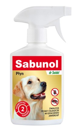 SABUNOL płyn do zwalczania pcheł w otoczeniu zwierząt 250ml