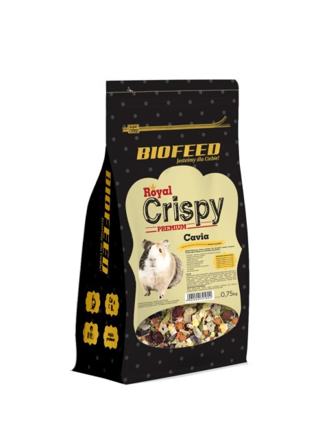 BIOFEED Royal Crispy Premium Cavia 750g - dla świnek morskich