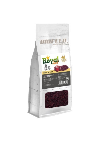 BIOFEED Royal Snack SuperFood - burak czerwony 100g