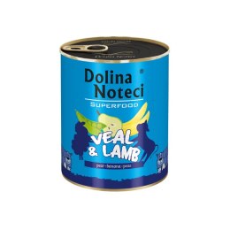 DOLINA NOTECI SUPERFOOD Cielęcina i jagnięcina 400g