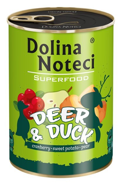 DOLINA NOTECI SUPERFOOD Jeleń i kaczka 400g