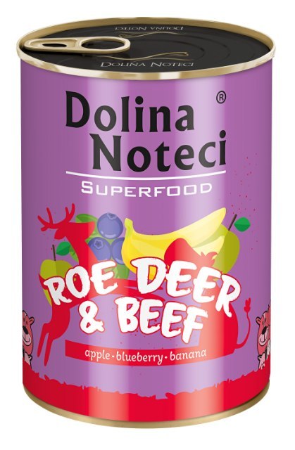 DOLINA NOTECI SUPERFOOD Sarna i wołowina 400g