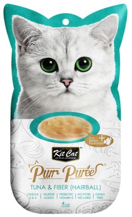 KIT CAT PurrPuree TUNA & FIBER (tuńczyk & błonnik) [KC-843] 4x15g