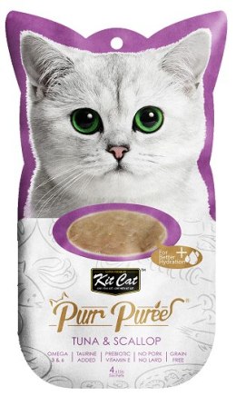 KIT CAT PurrPuree TUNA & SCALLOP (tuńczyk & przegrzebek) [KC-867] 4x15g