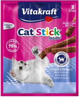 VITAKRAFT CAT STICK MINI flądra i omega3 przysmak dla kota 3szt