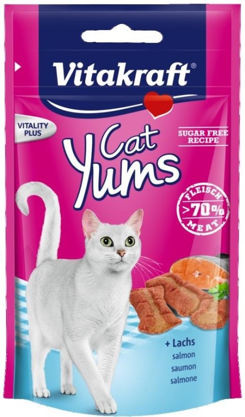 VITAKRAFT CAT YUMS przysmak dla kota, łosoś 40g