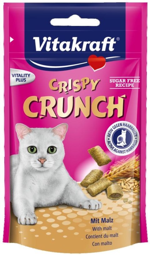 VITAKRAFT CRISPY CRUNCH przysmak dla kota, słód 60g