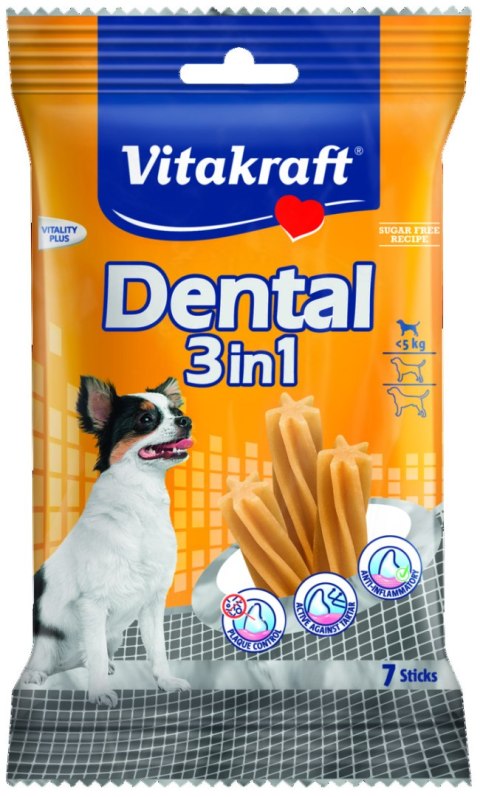 VITAKRAFT DENTAL 3W1 XS przysmak dla psa 70g