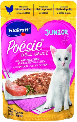 VITAKRAFT POESIE DELI SAUCE JUNIOR kurczak saszetka dla młodego kota 85g