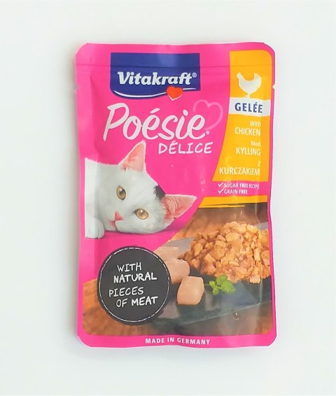 VITAKRAFT POESIE DELICE GELEE kurczak saszetka dla kota 85g