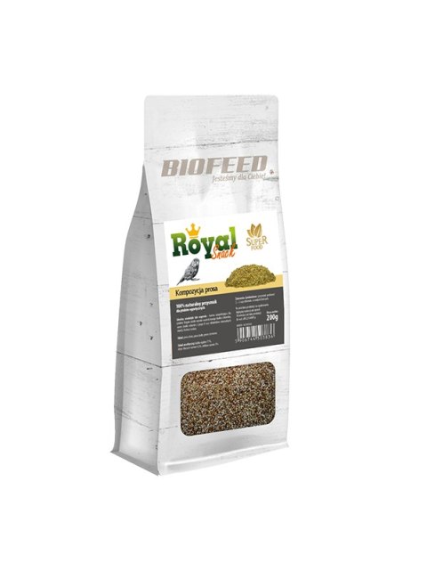 BIOFEED Royal Snack SuperFood - kompozycja prosa 200g