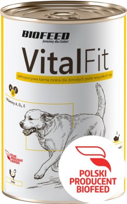 BIOFEED VITALFIT puszka dla psów z drobiem 415g