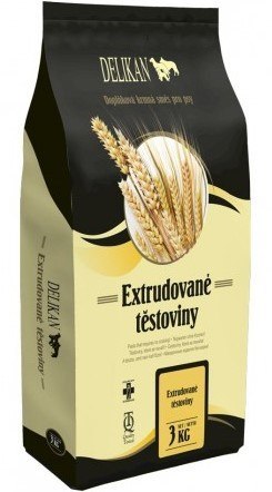 DELIKAN Gotowy makaron dla psa naturalny 3kg