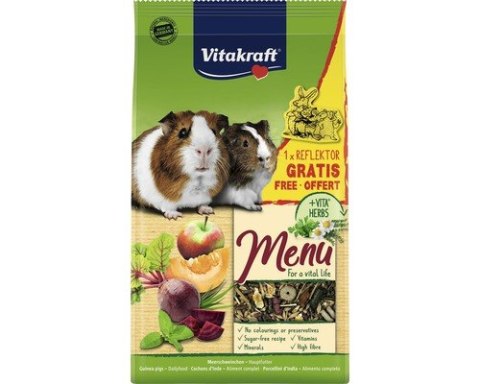 VITAKRAFT MENU VITAL karma dla świnki morskiej 3kg + GRATIS