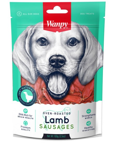 WANPY LAMB SAUSAGES 100g