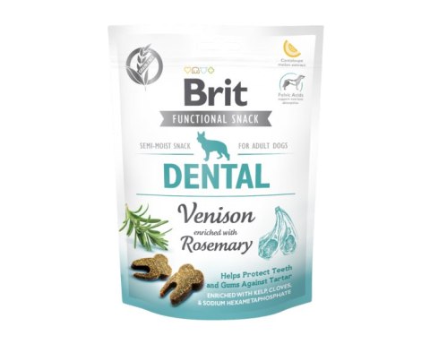 BRIT CARE Dog Functional Snack Dental Venison & Rosemary 150g