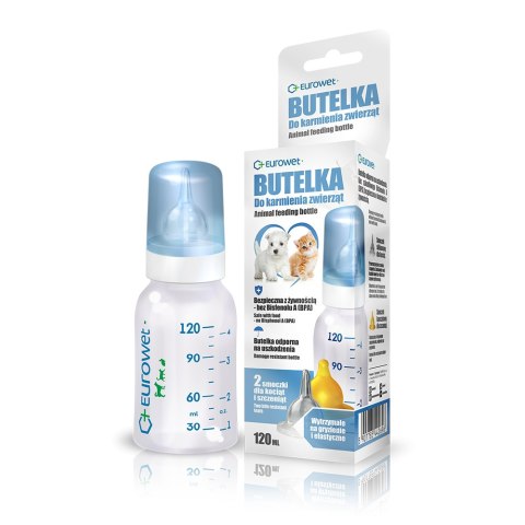 EUROWET Butelka do karmienia zwierząt 120ml