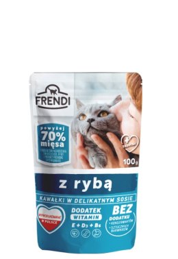 FRENDI Kawałki w sosie z rybą 100g