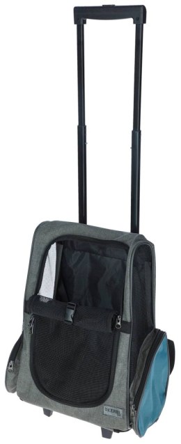 KERBL Torba transportowa dla psa Vacation 41x26x55x103cm, szaro-niebieska [80570]