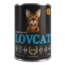 LOVCAT Best Turkey & Goose - Indyk z Gęsią 400g