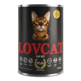 LOVCAT Pure Beef - Wołowina 400g