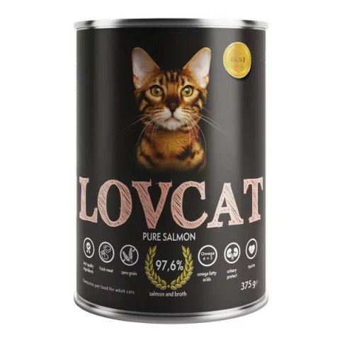 LOVCAT Pure Salmon - Łosoś 375g