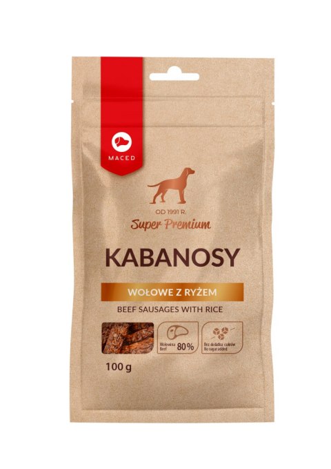 MACED Kabanosy Wołowe z Ryżem 100g