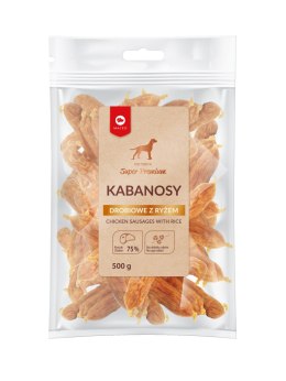 MACED Kabanosy drobiowe z ryżem 500g